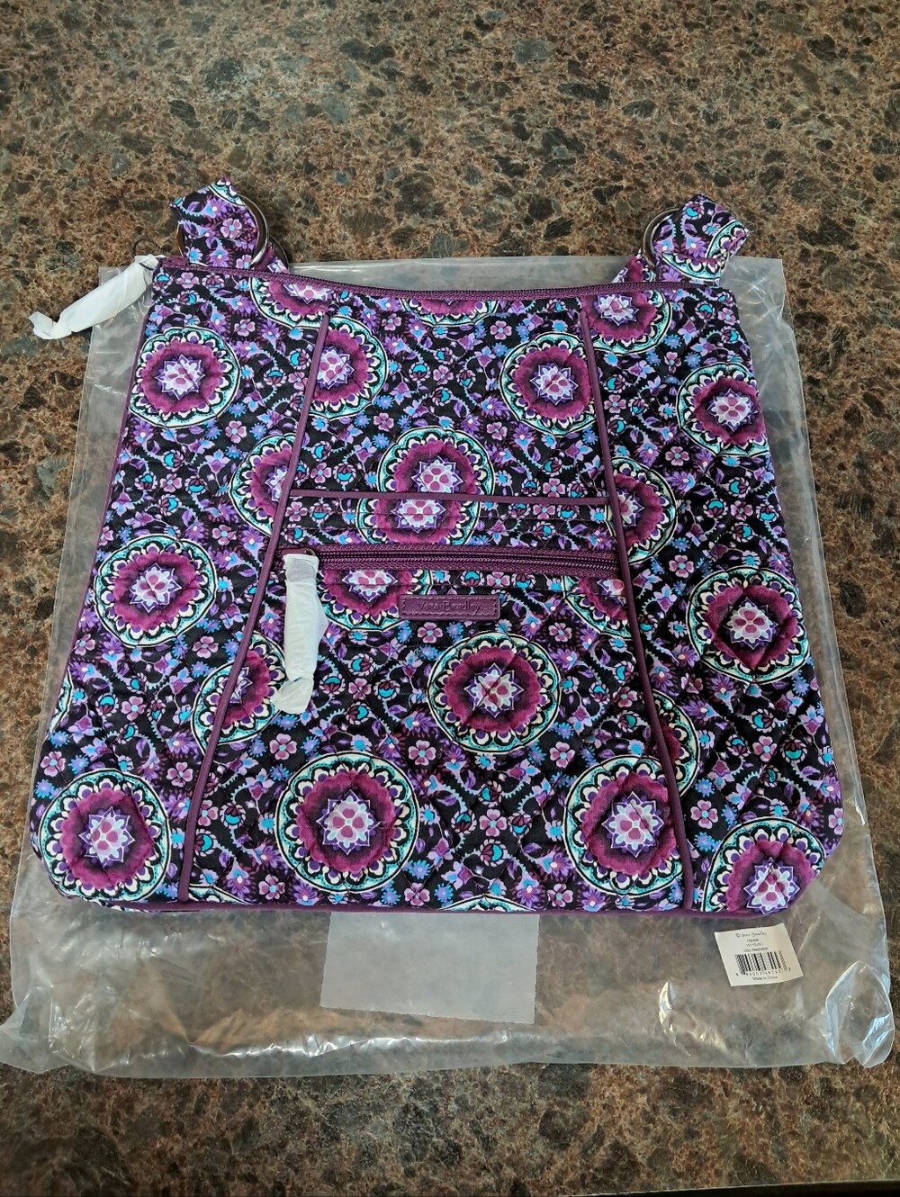 Vera Bradley Hipster Lilac Medallion BNWT
